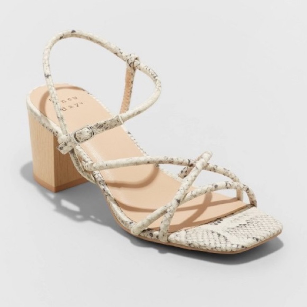 Bella Snake Print Heels BRAND NEW NEVER WORN